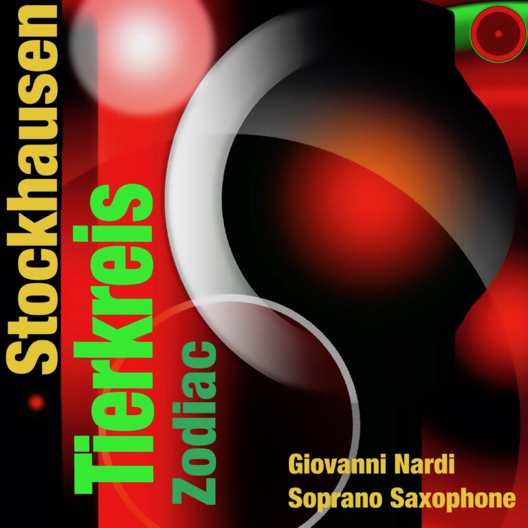 Stockhausen Tierkreis for saxophone soprano solo