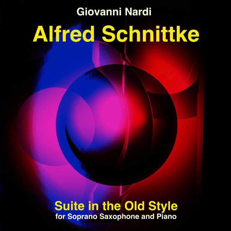 Schnittke Suite in the old Style for soprano saxophone and piano
